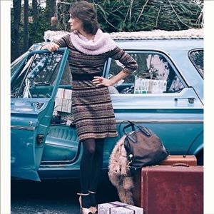 Anthropologie Sparrow Clara Fairisle Sweater Dress